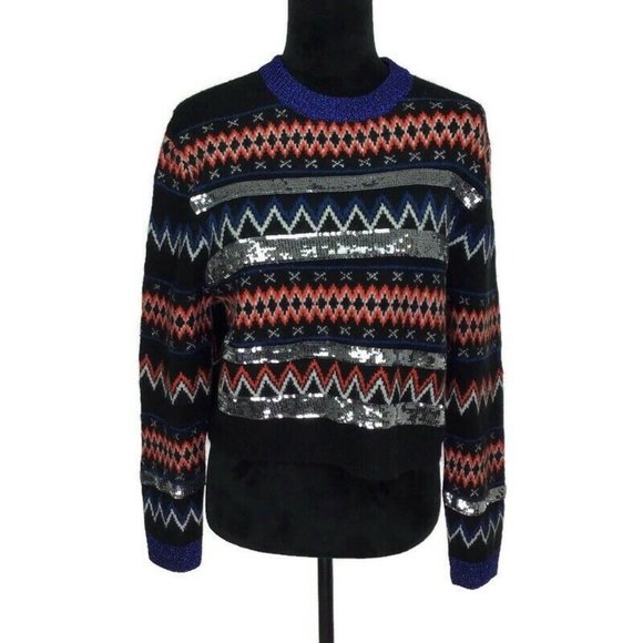 Patterned Knit Sweater - Multicolor - Picture 2 of 6